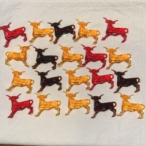 Vintage ZOO-Piks Animal Cocktail Stirrers Box